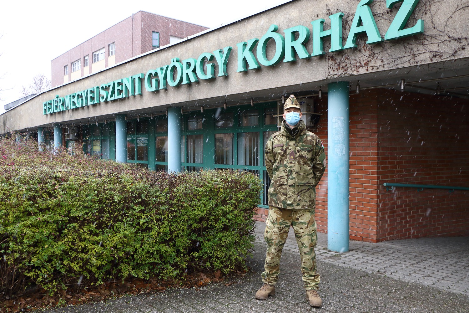 Két hónapja állnak helyt a fehérvári kórházban az MH 43. ezred katonái